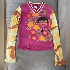 Custo Barcelona Multicolor Long Sleeve Tee